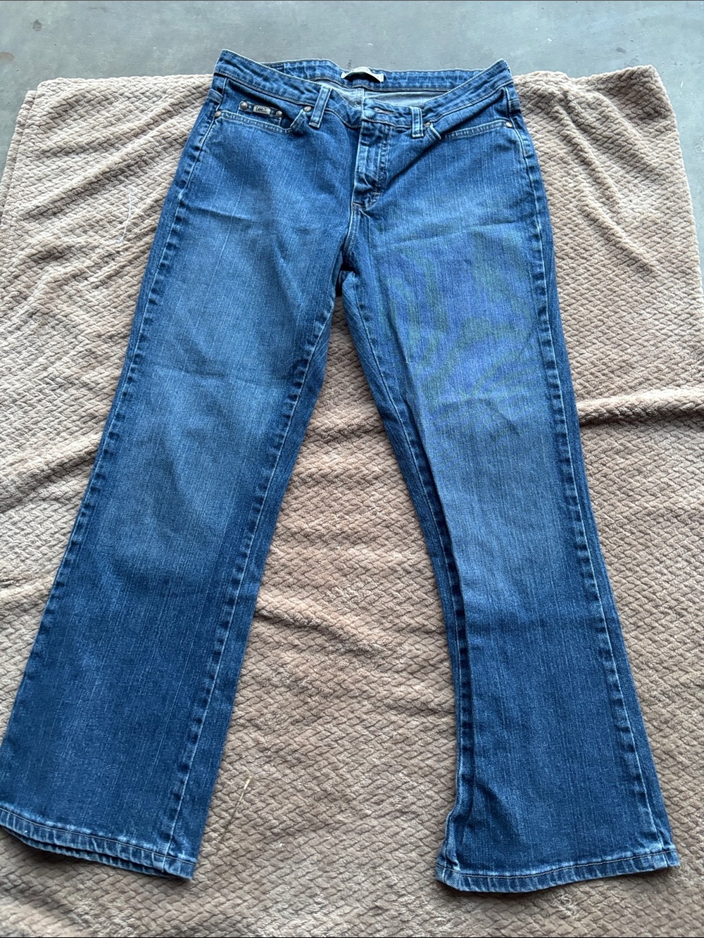 Lee Women's Blue Flared Jeans